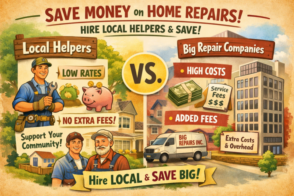 how to save money on home repairs